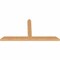 Ekena Millwork Portland Timber Gable Bracket, Western Red Cedar, 84"W x 42"H x 3 1/2"D x 5 1/2"F, 12/12 Pitch GBW084X42X0406POR00SWR - alternate 5